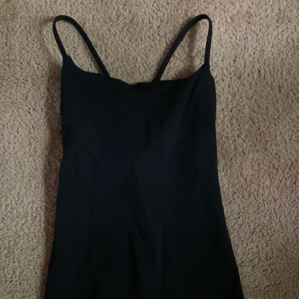 Flattering workout mini dress/long tank